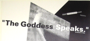 snip of The Goddess Speaks poster